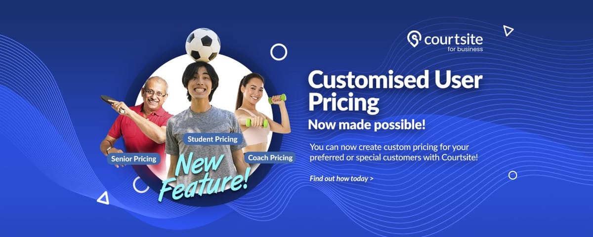 New Feature! Customised User Pricing