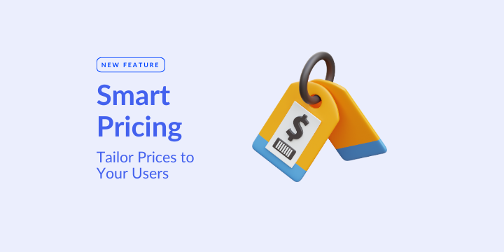 New Feature! Customised User Pricing