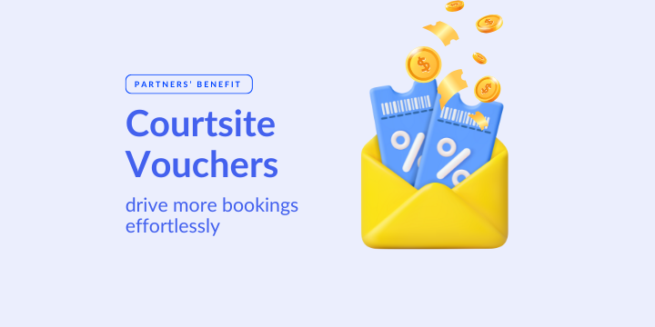 How does Courtsite Partner Centres benefit from Courtsite platform vouchers?